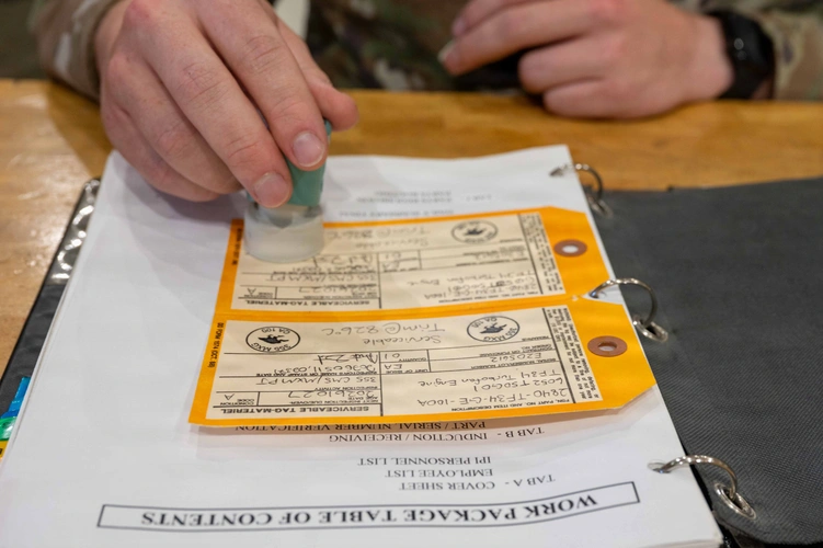 Quality assurance and traceability — serviceable-tag verification & work-package documentation